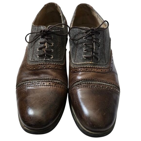 Steve Madden CABAL Handcrafted Leather Oxford Shoes – Men’s 11D - Picture 2 of 7